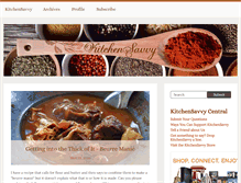 Tablet Screenshot of kitchensavvy.com